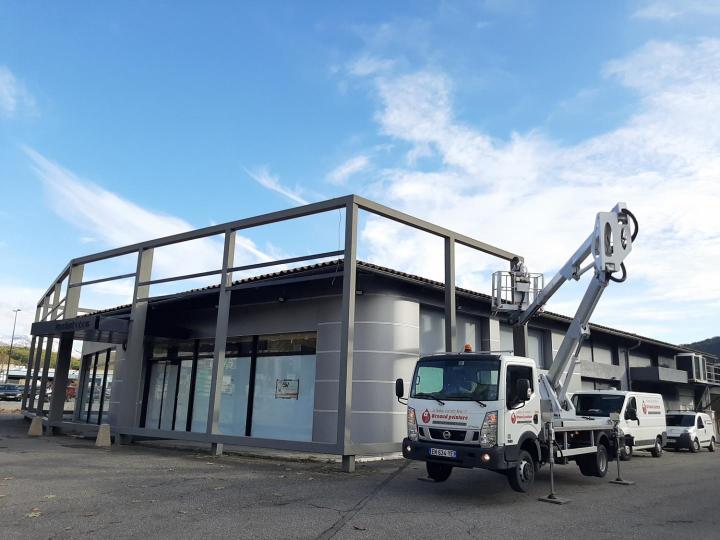 Pose de peinture extérieure Gap